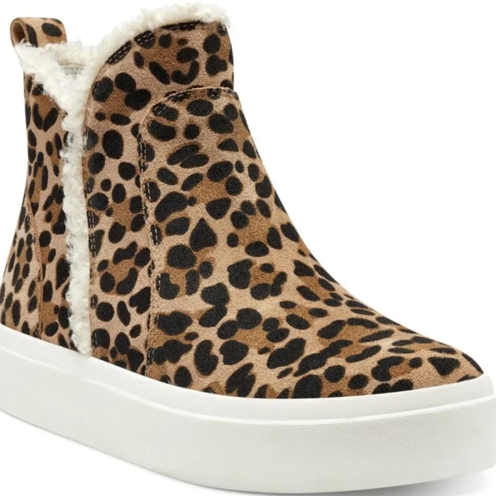 Sole Society Animal Print Ankle Booties